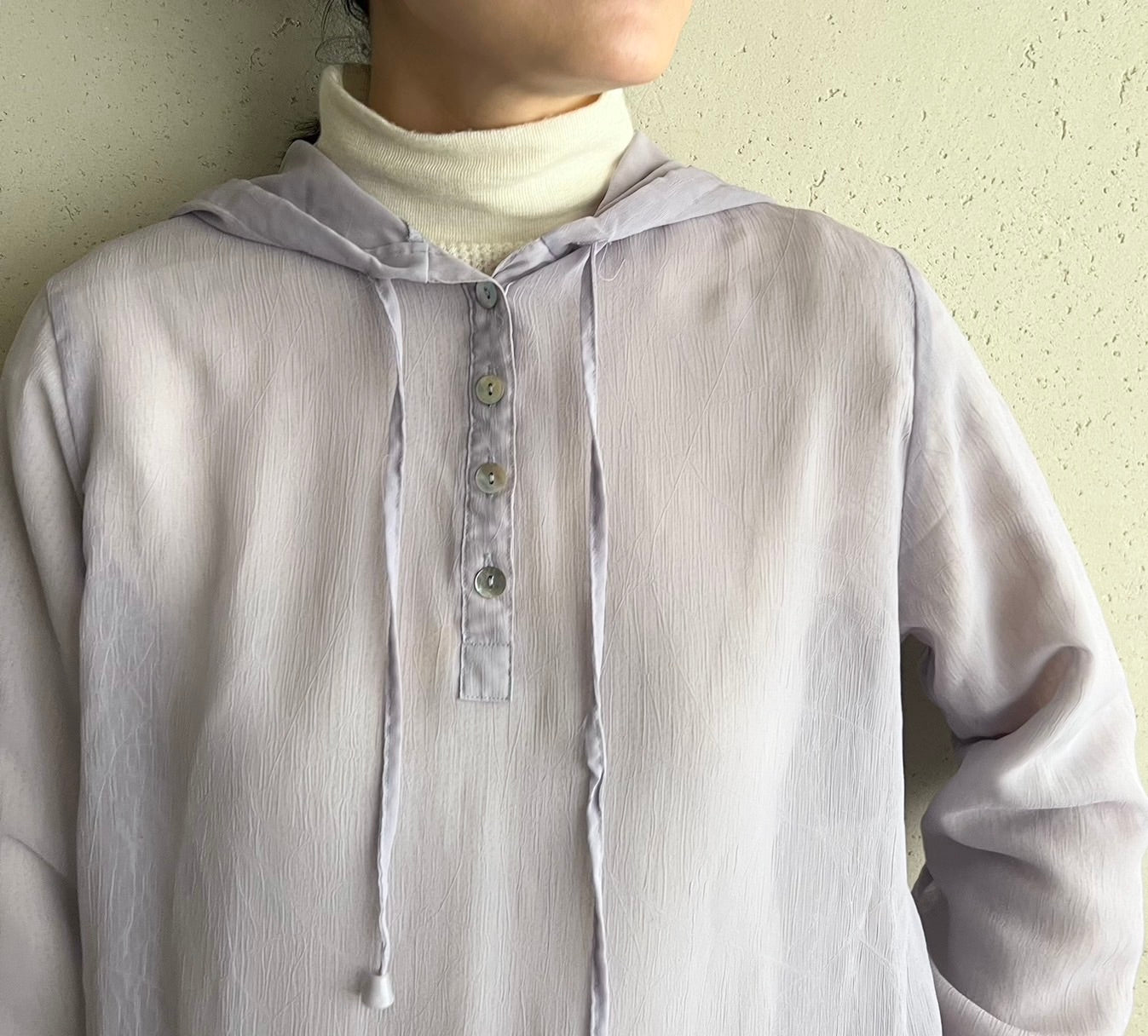 90s Purple Sheer Top