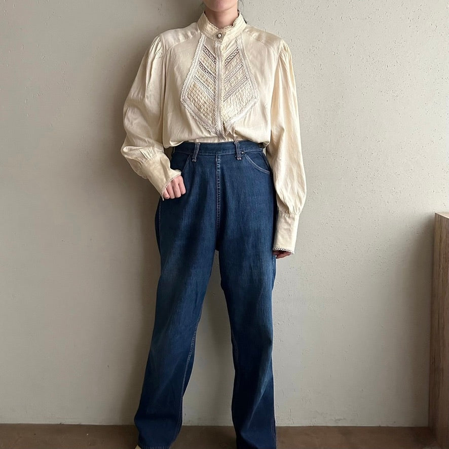 80s Silk Blouse Made in Germany