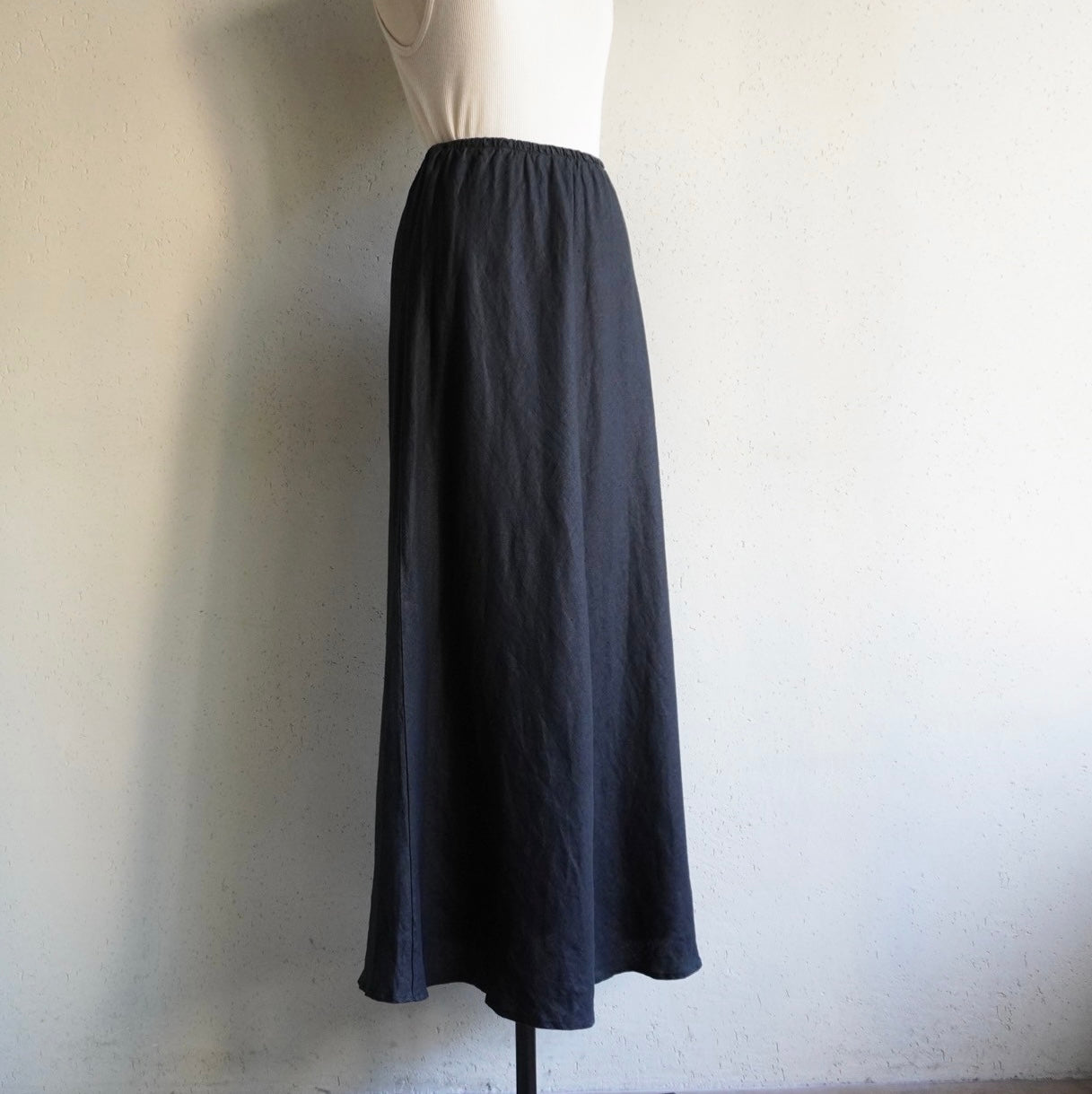 90s Linen Maxi Skirt Made in USA