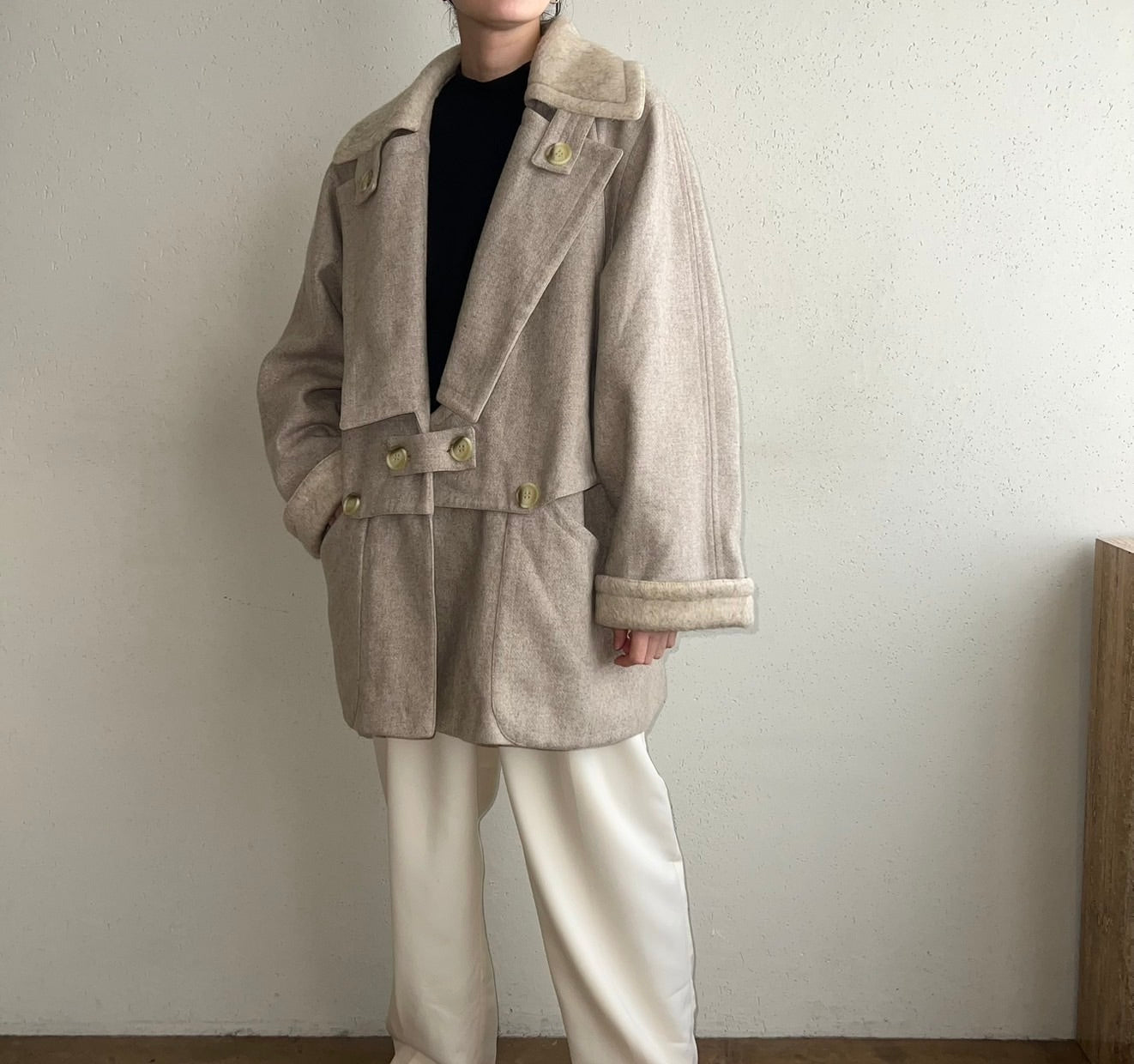 80s Wool Jacket Made in Italy