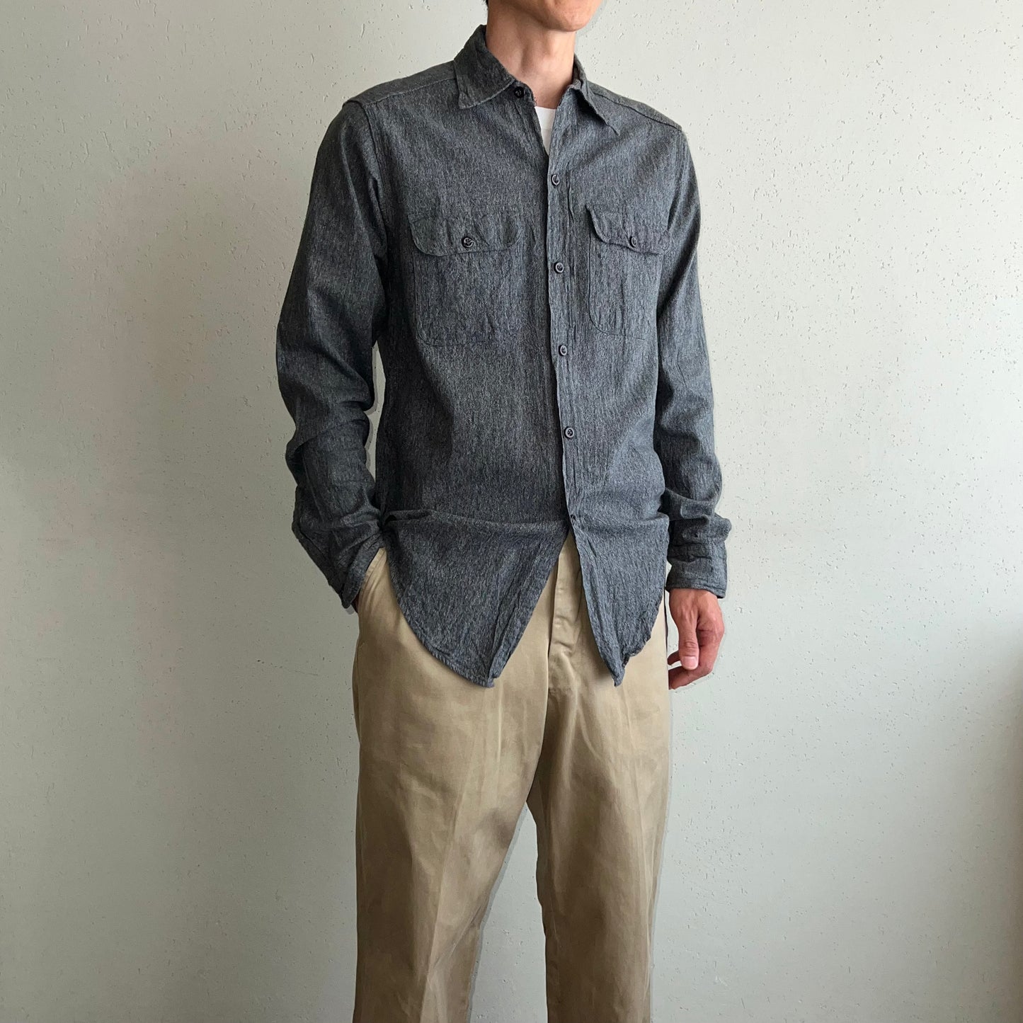 60s BIG MAC Penneys Black Chambray Shirt
