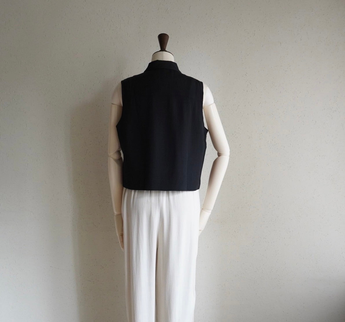 90s Sleeveless Zipped Top,Vest Made in USA