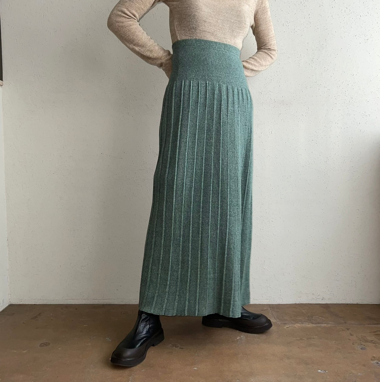 90s Cotton Knit Skirt Made in USA