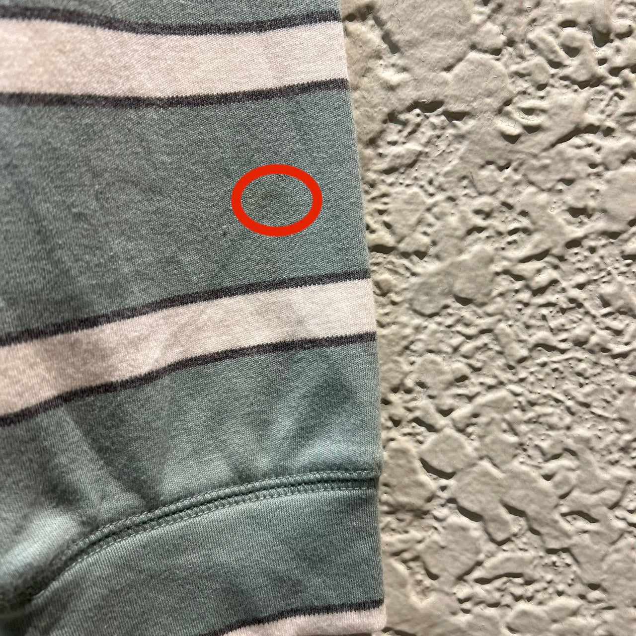 90s Striped Hooded Top