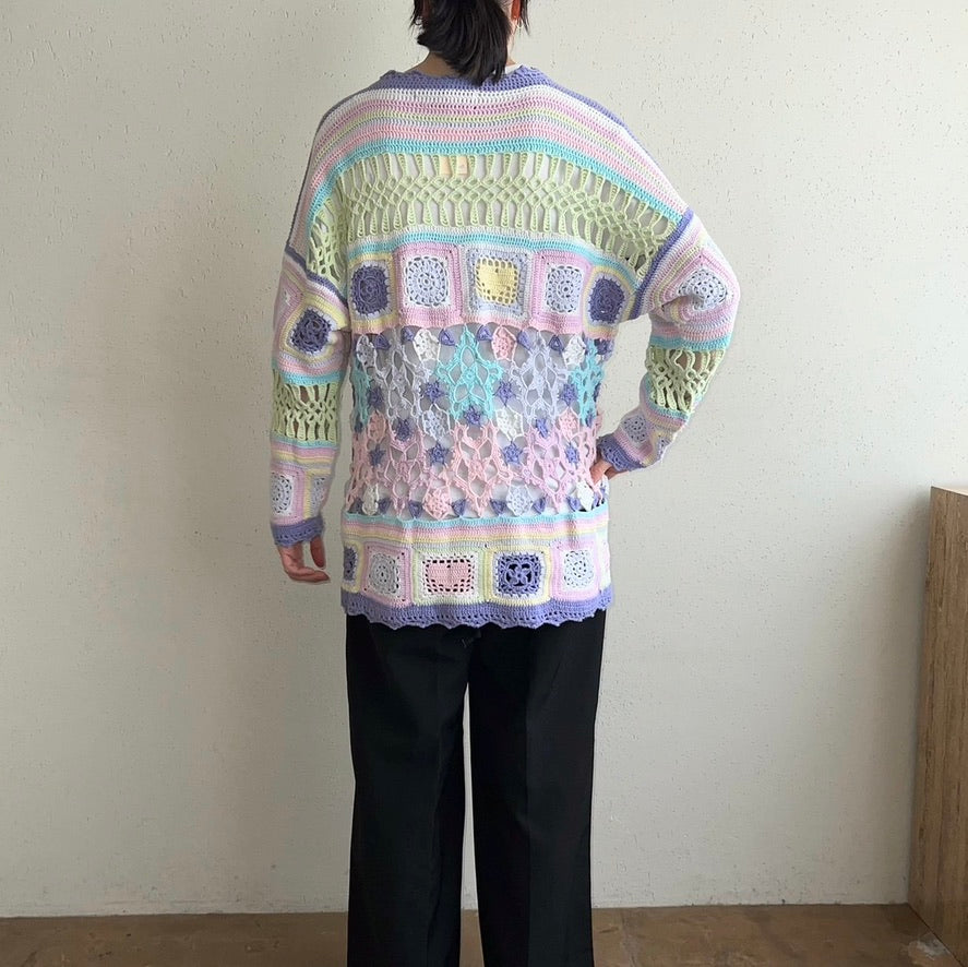 EURO Crochet Knit Top
