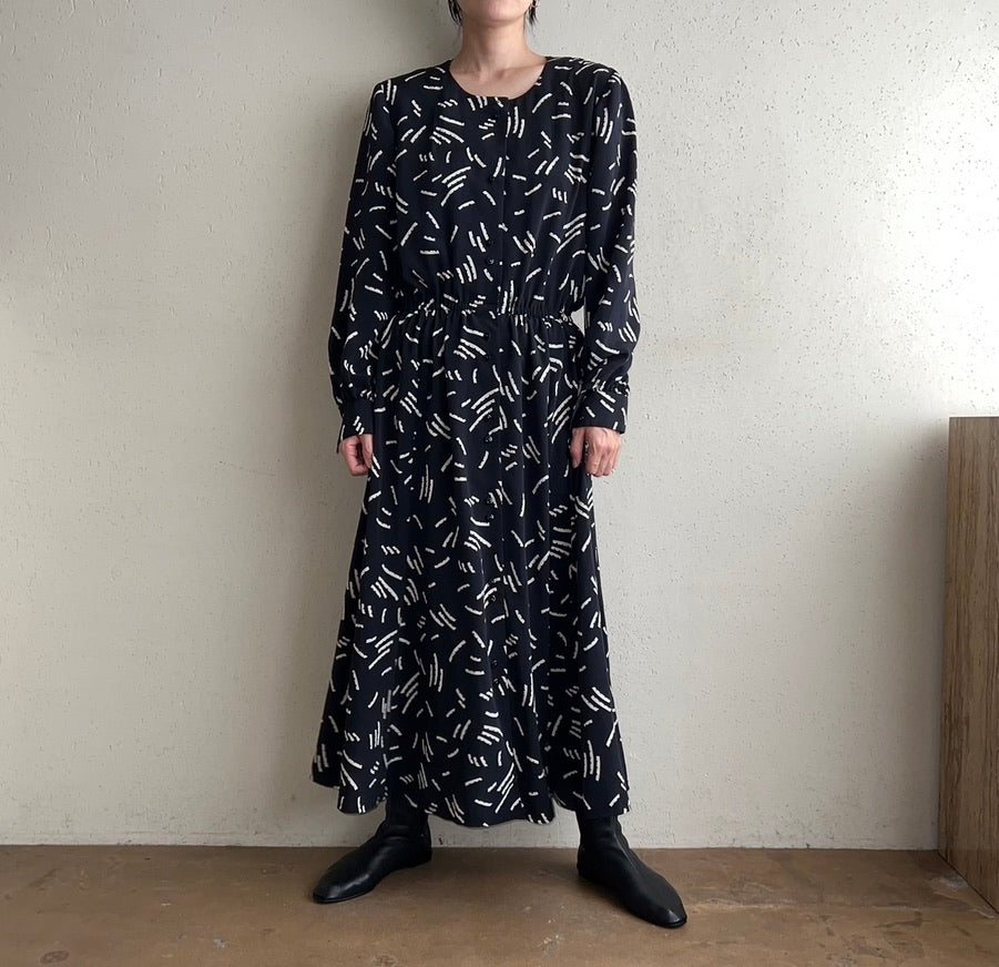 90s Printed Dress