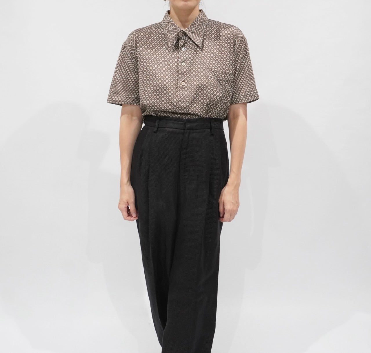 90s Pattern Top Made in Italy