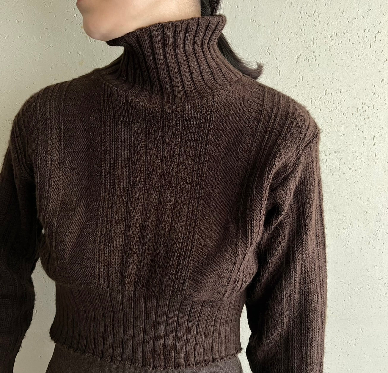 90s Cropped Knit Made in Italy