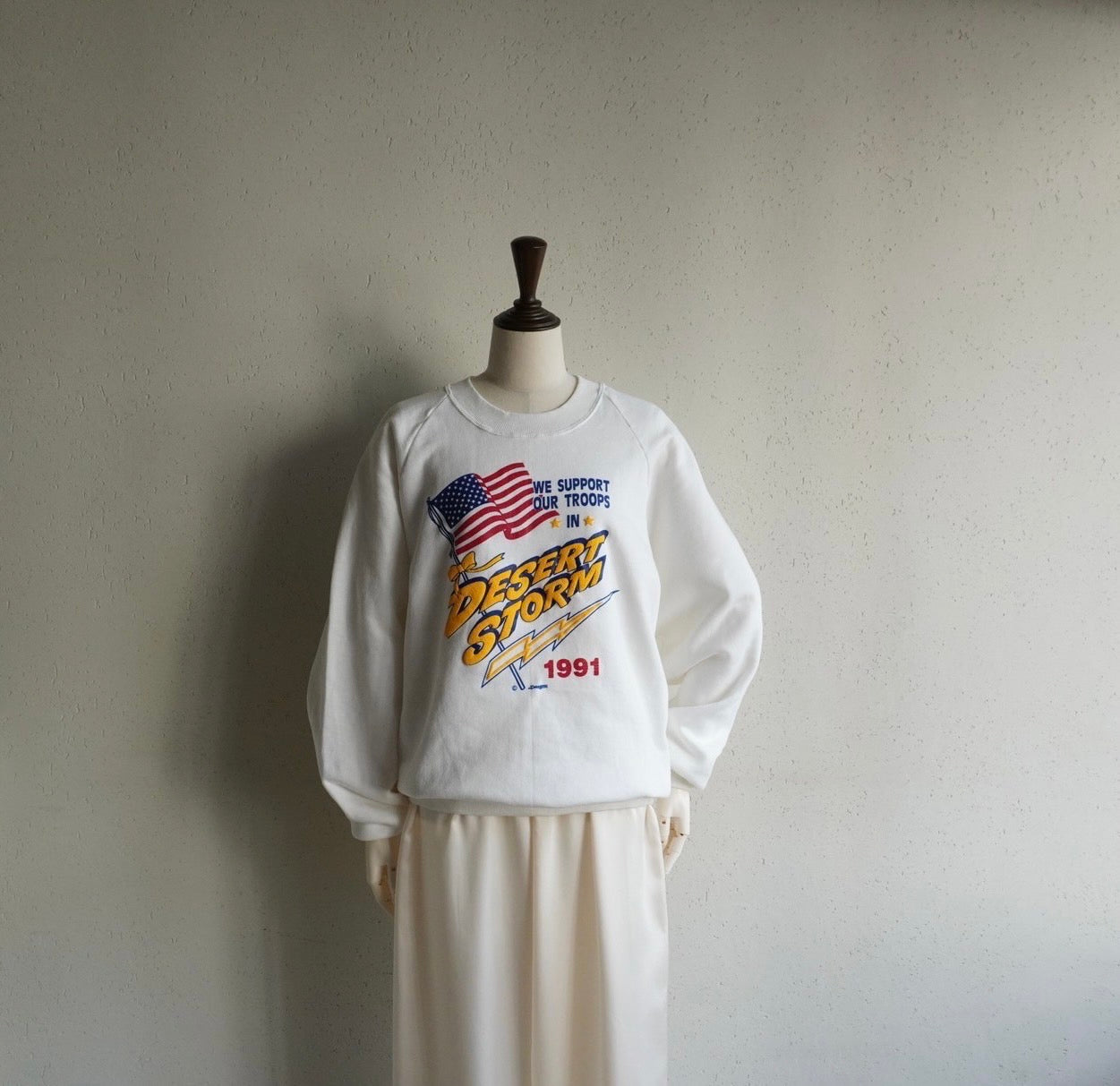 90s Printed Sweater Made in USA