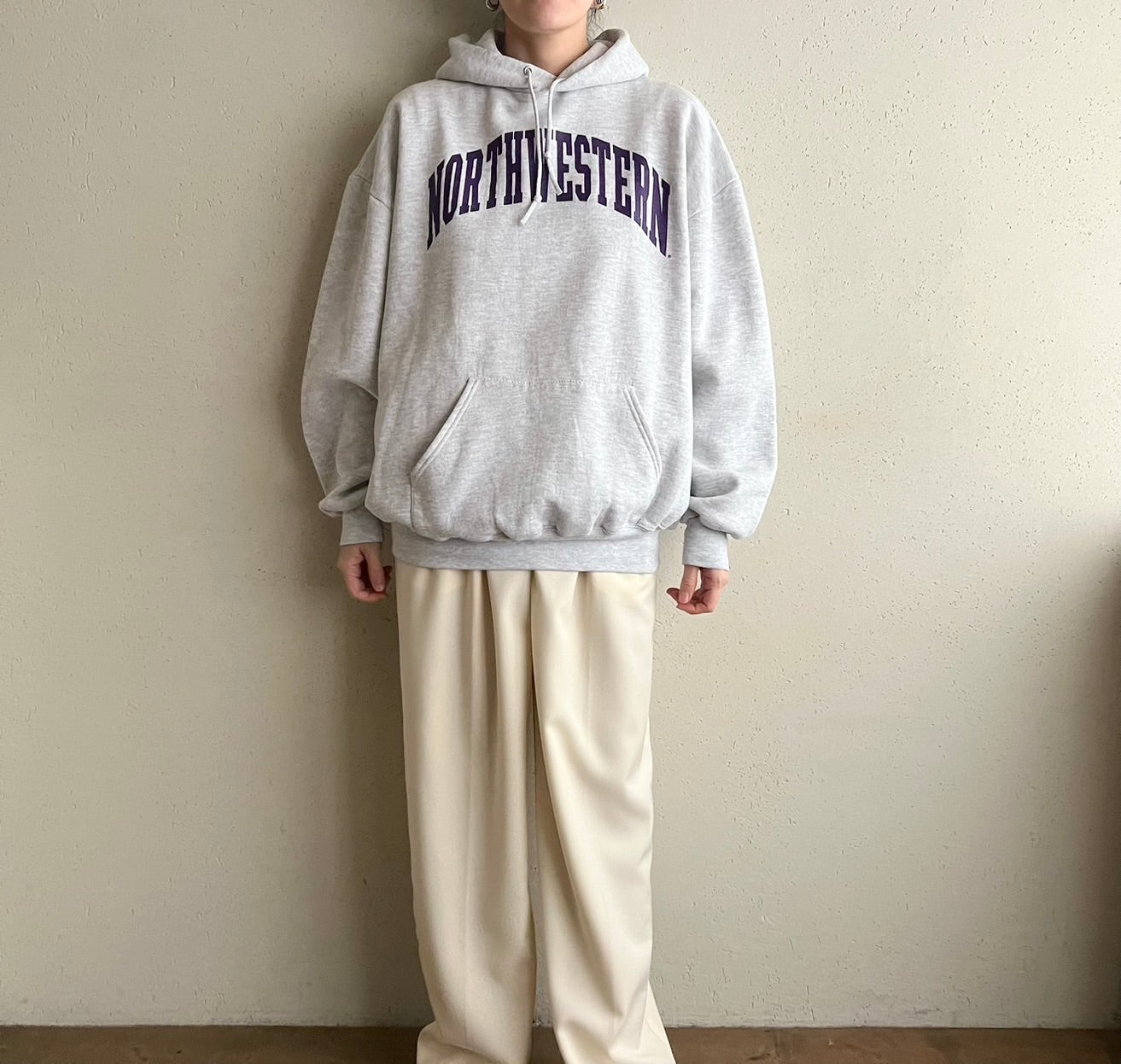 90s Hooded Sweater Made in USA