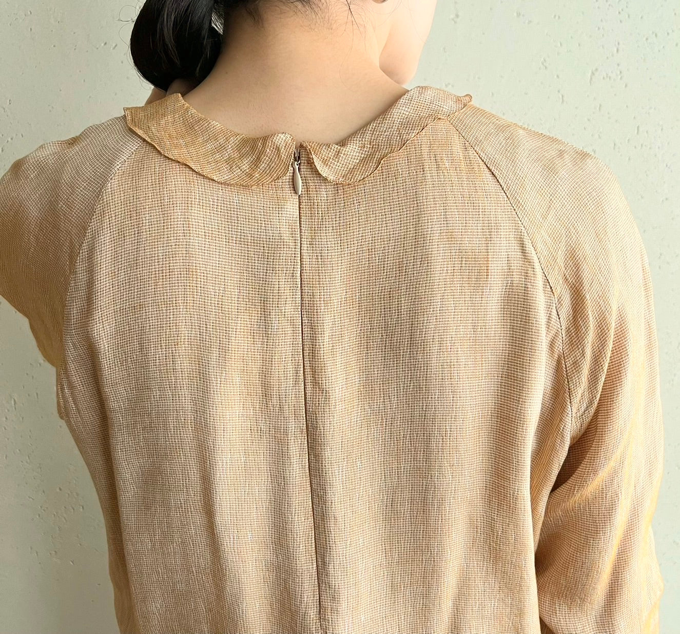 90s Pale Orange Blouse