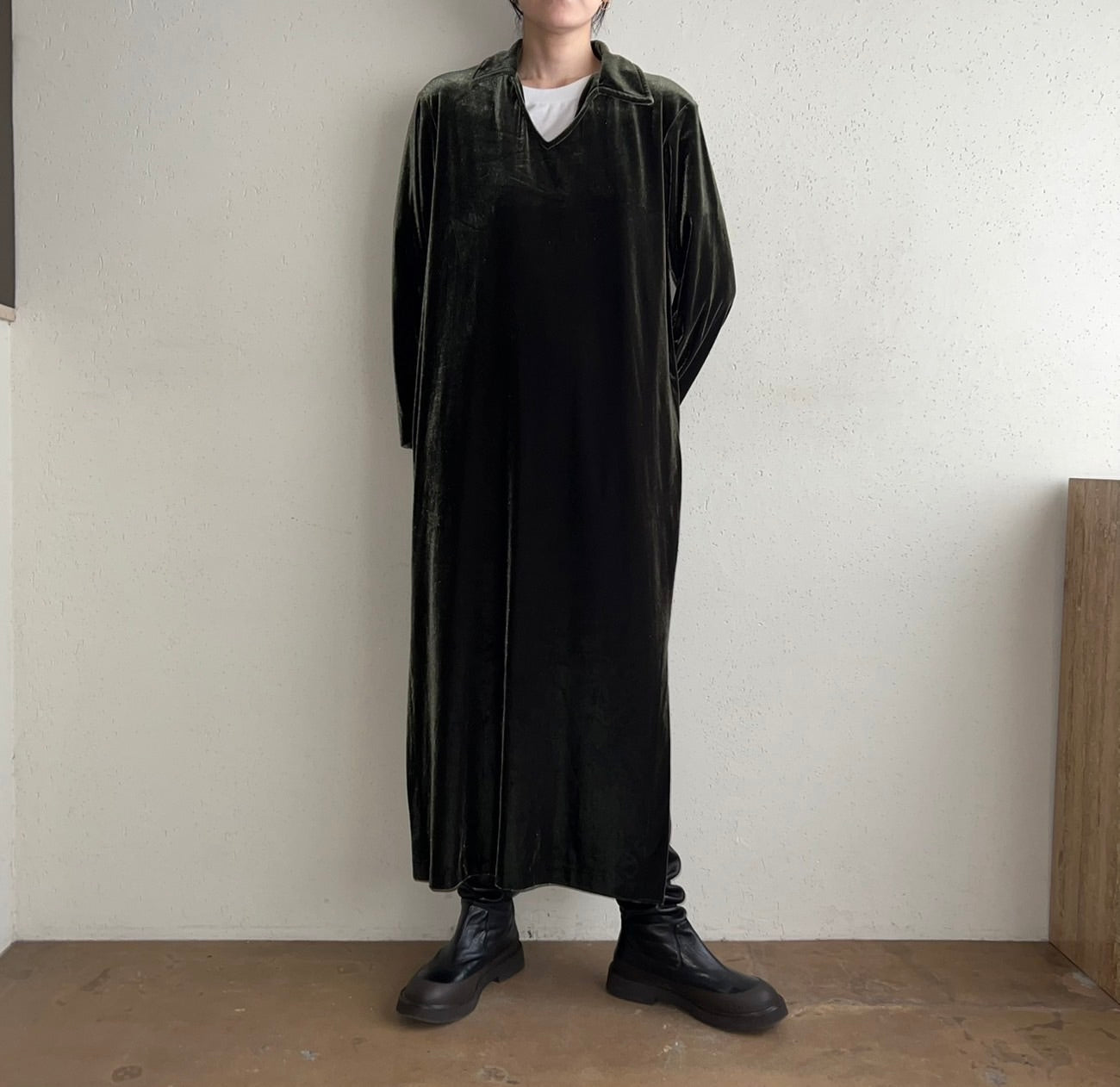 90s Velour Dress