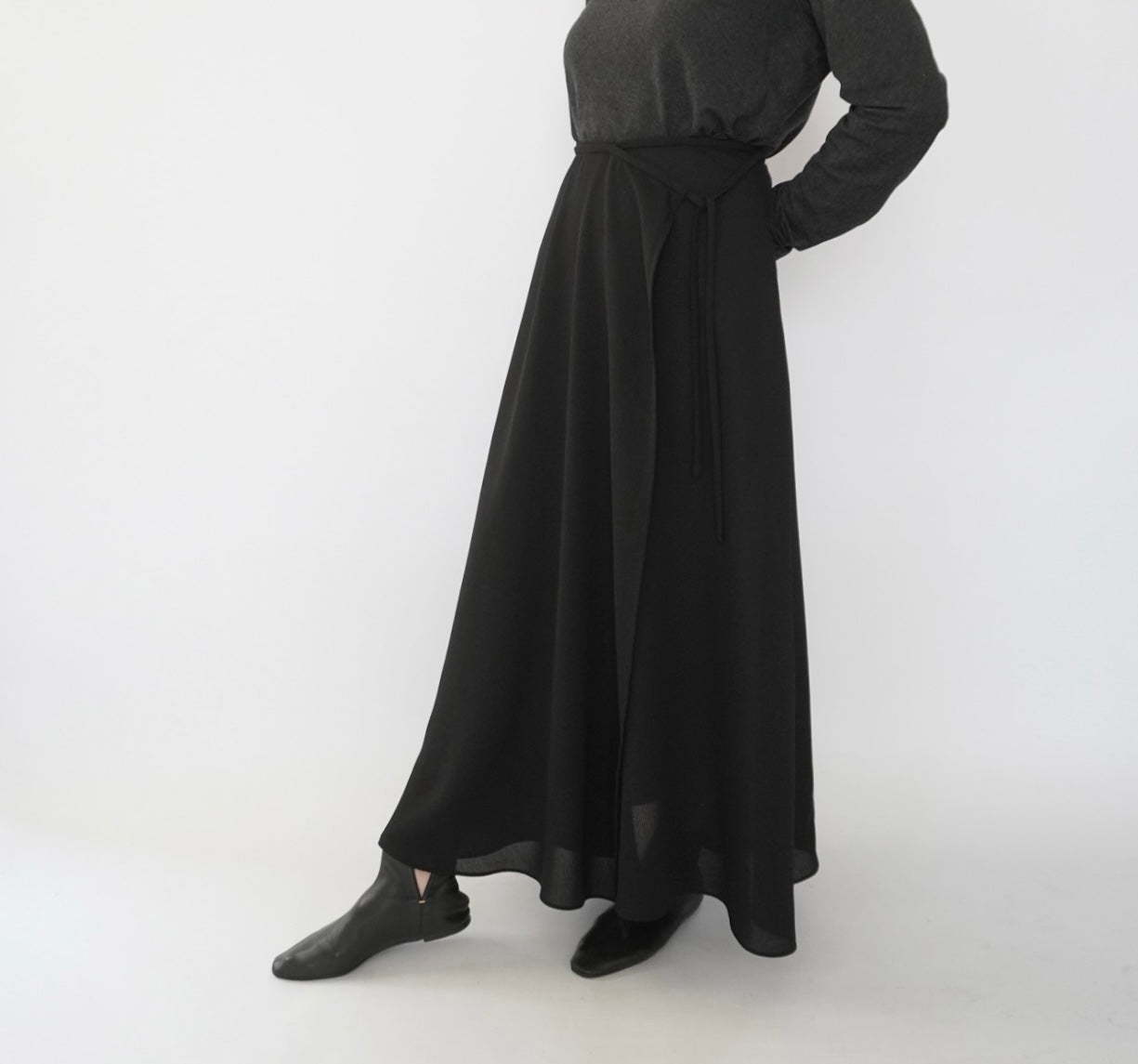 90s Design Wrap Skirt