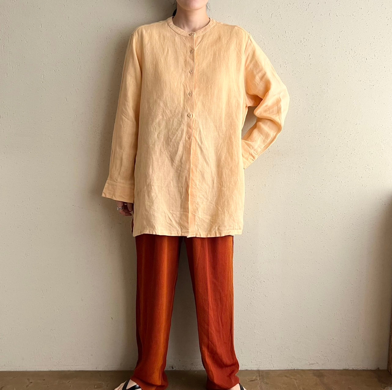 90s Linen Blouse