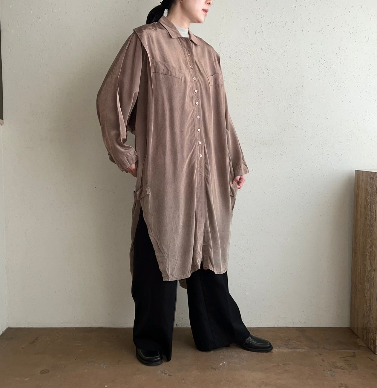80s Designed Shirt Dress