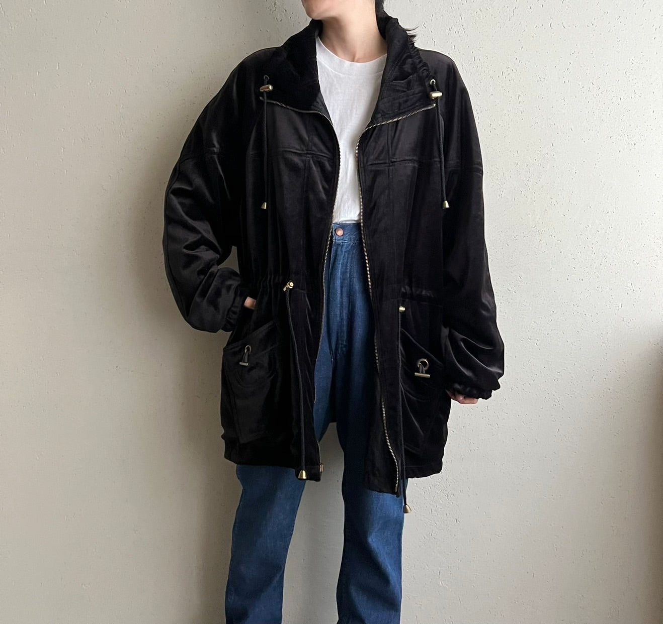 90s Velour Reversible Jacket