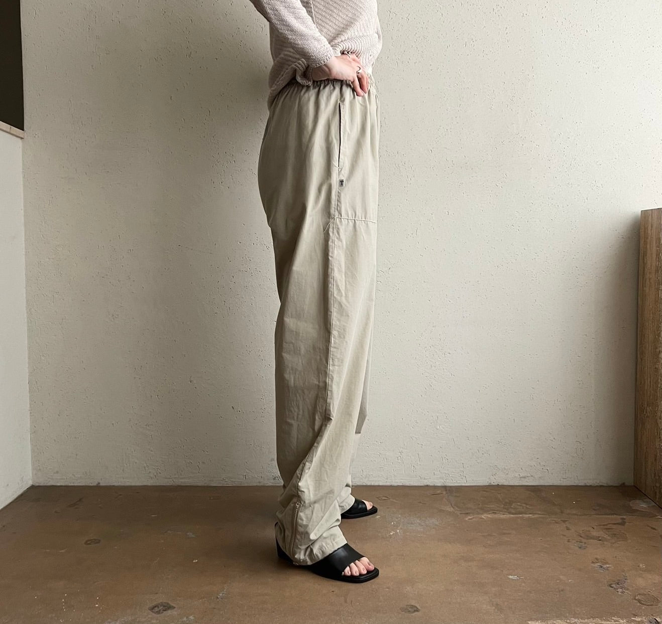 90s Cotton Nylon Pants