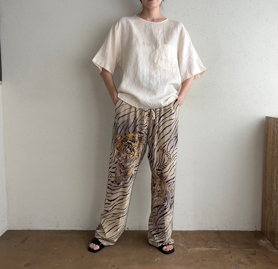 90s "Abercrombie&Fitch" Linen Top
