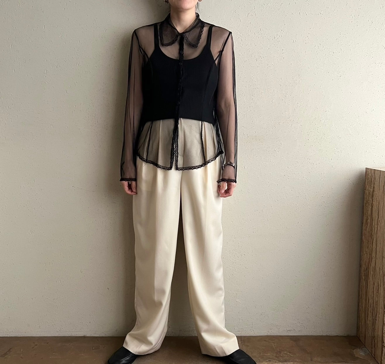 90s Sheer Mesh Shirt