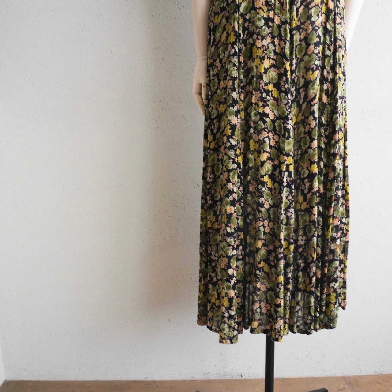 90s Printed Rayon Dress