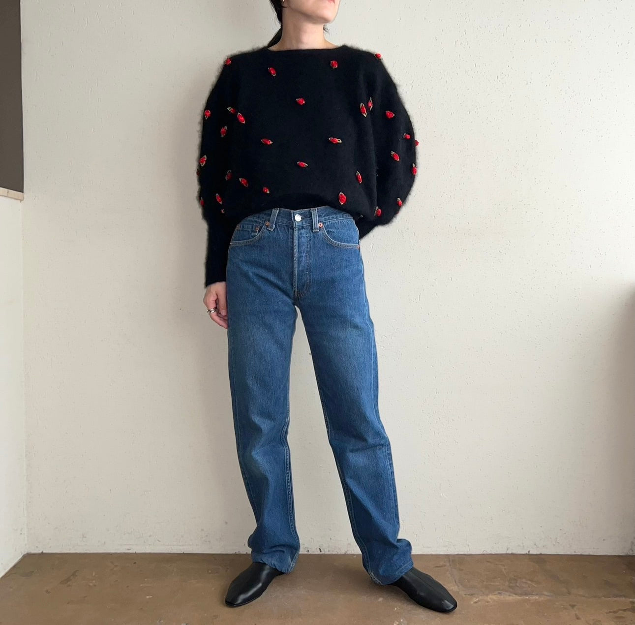 90s Design Angora Knit