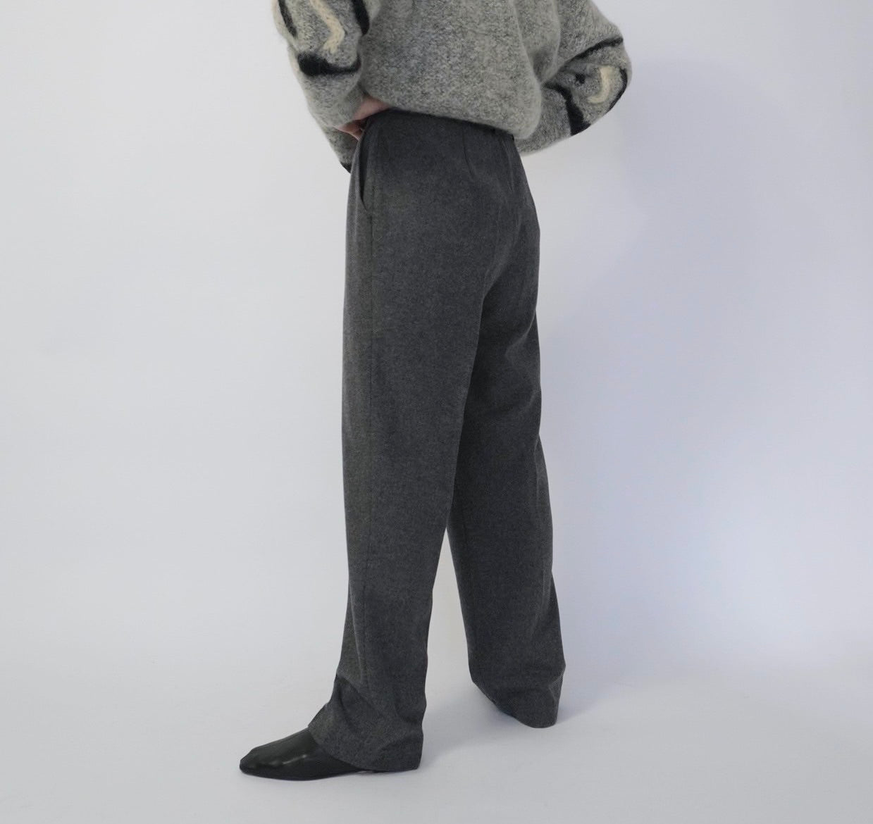 90s Gray Wool Pants