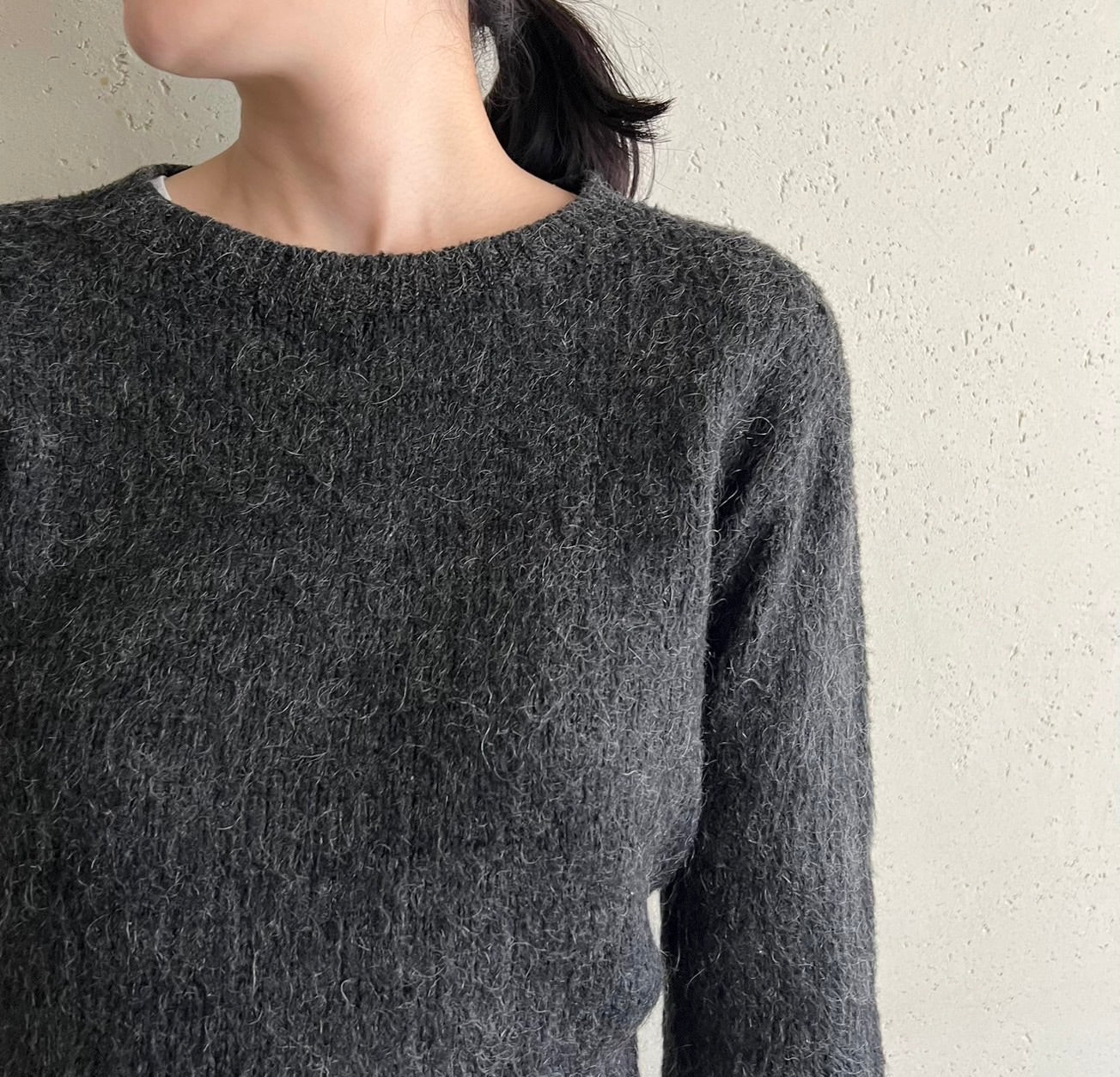 90s Cropped Light Knit Made in USA
