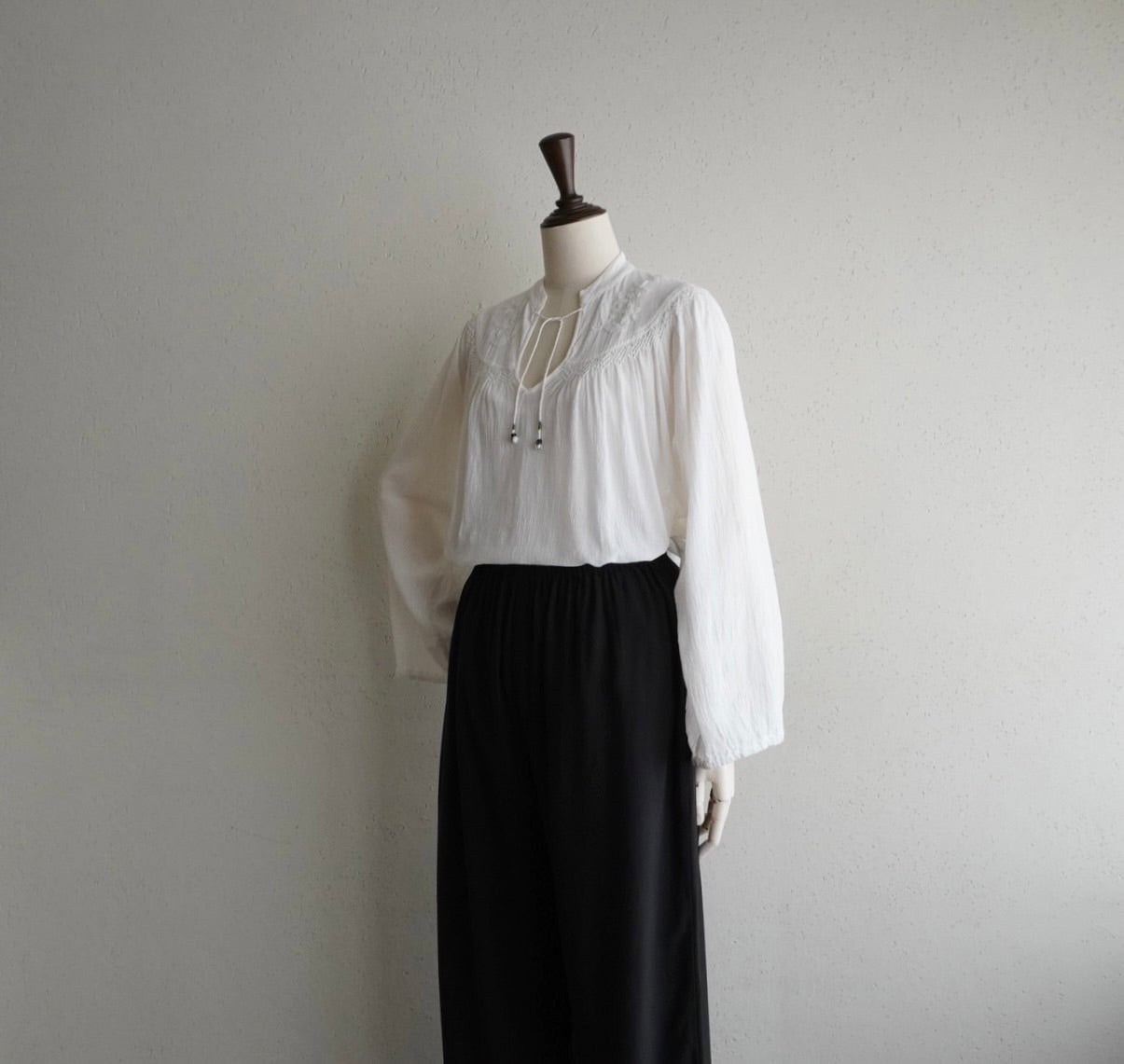 70s Cotton Embroidery Tunic