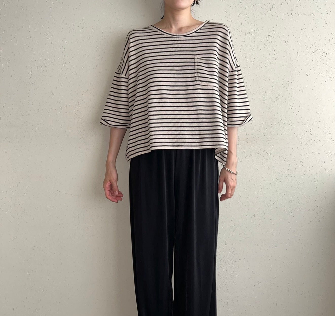 90s Striped Boxy Top