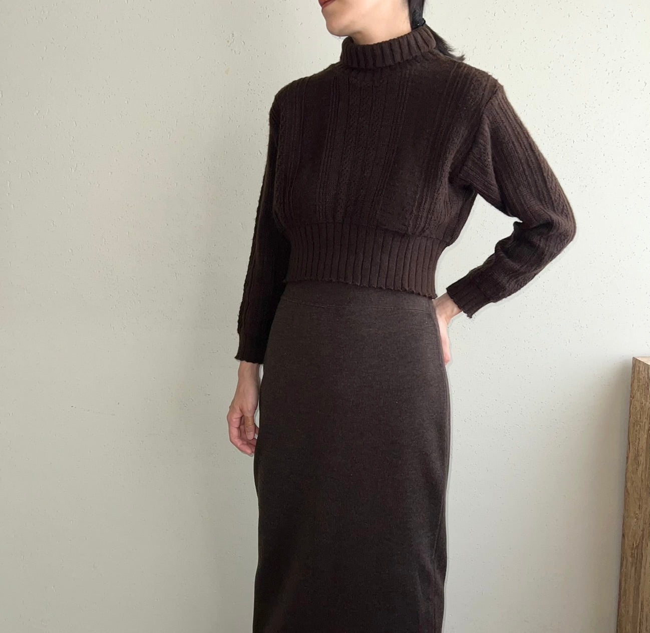 90s Cropped Knit Made in Italy