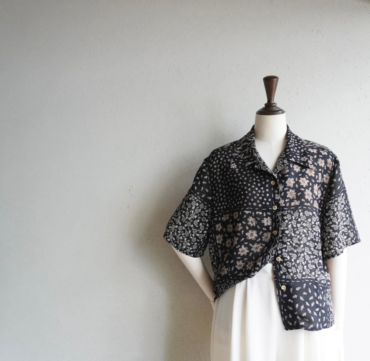 90s Printed Shirt Made in Great Britain