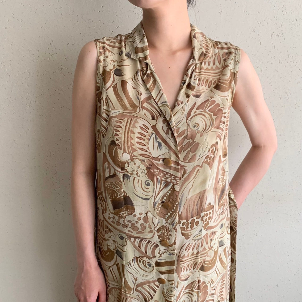90s Printed Dress