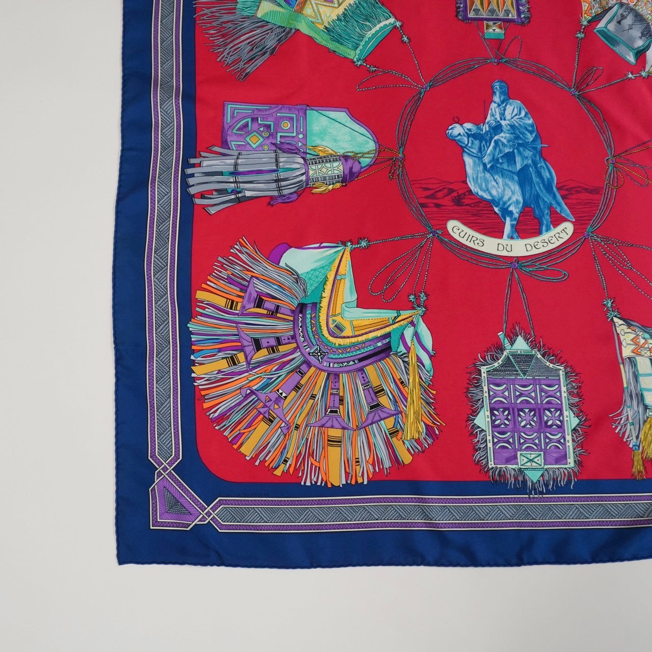 ”Hermes” Silk Scarf Made in France