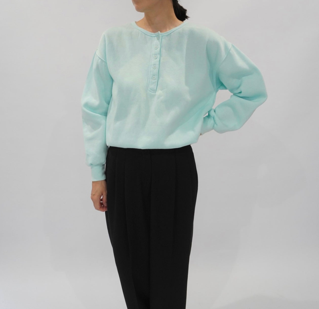 90s Light Blue Sweater