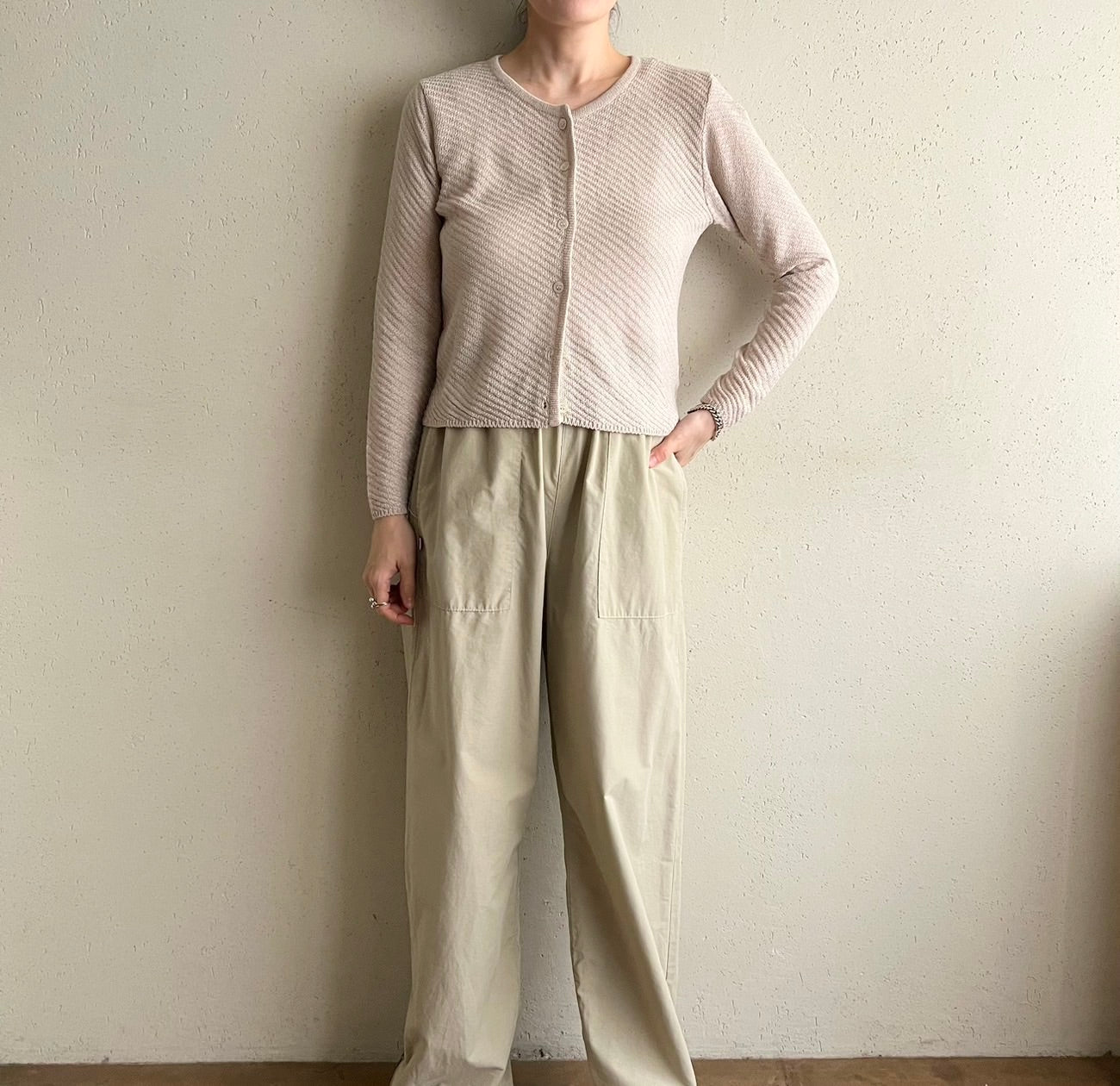 90s "J.CREW" Knit Cardigan Made in USA