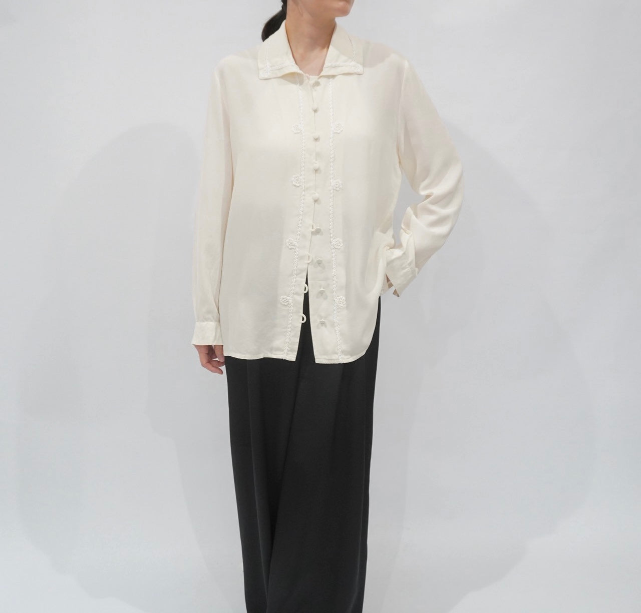 90s Silk Design Shirt
