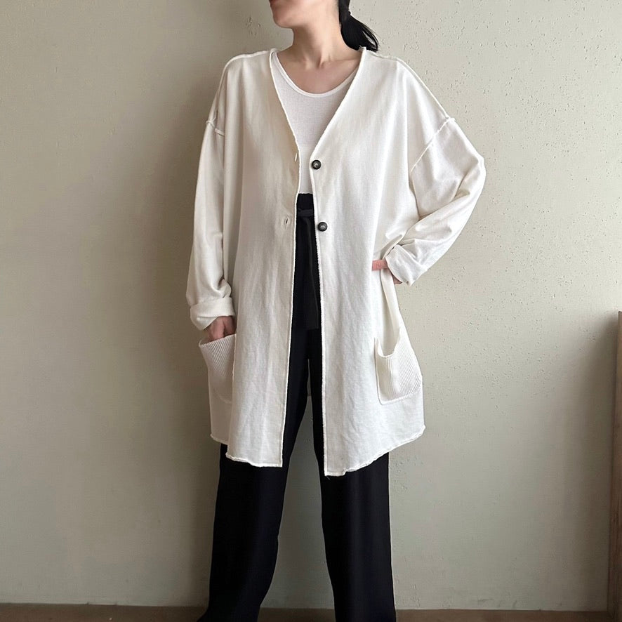 90s Long Sweater Cardigan Made in USA