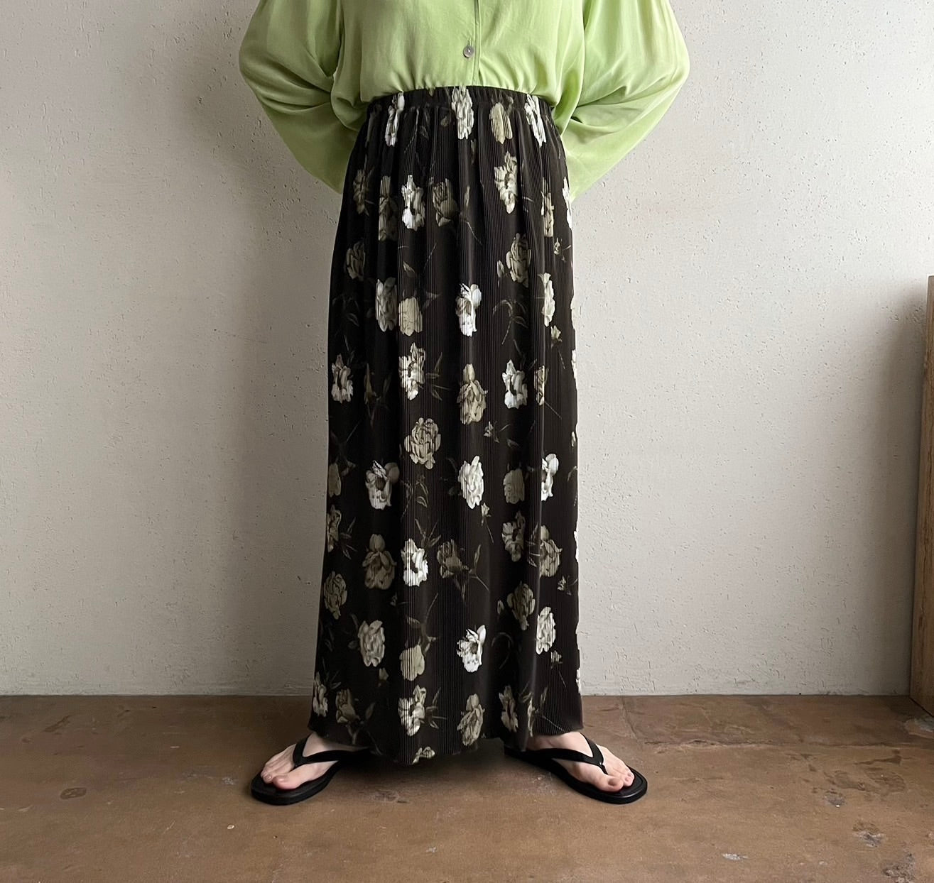 90s Pleated Skirt Made in USA