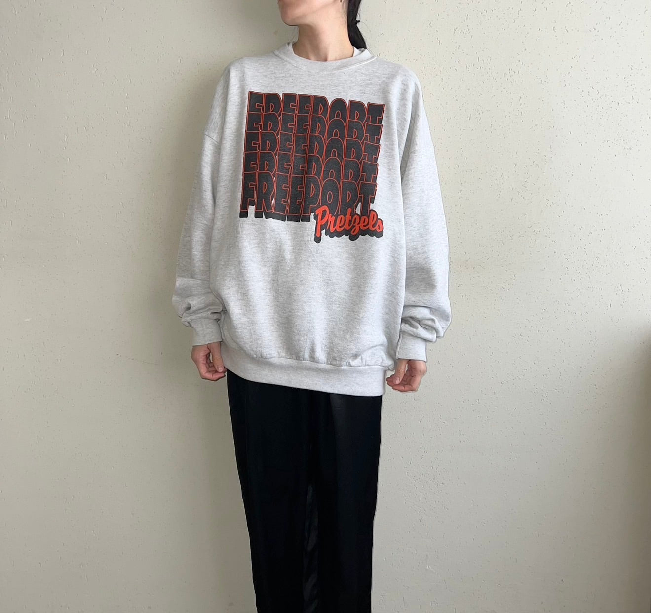 90s Printed Sweater Made in USA