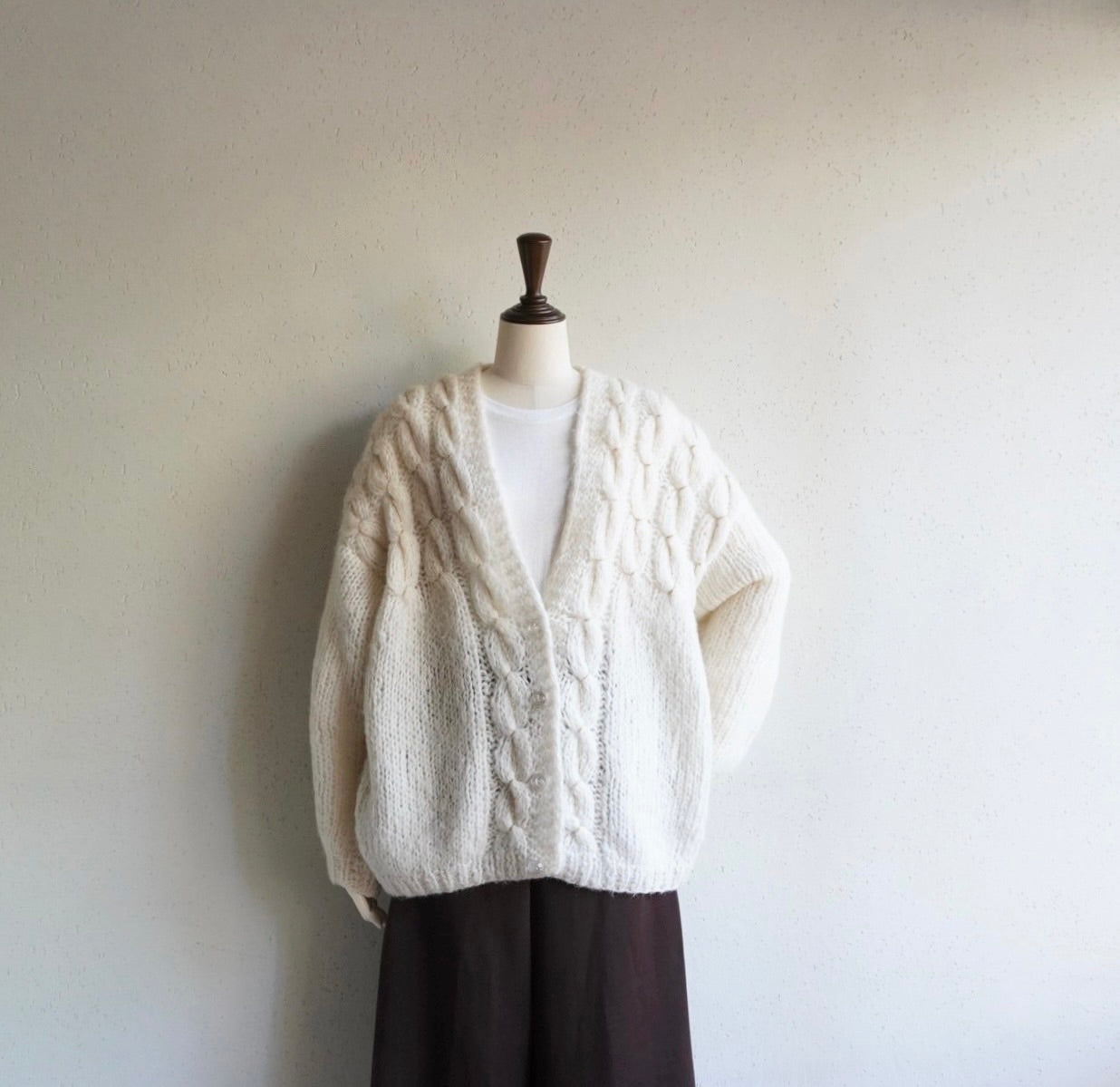 80s Design Knit Cardigan