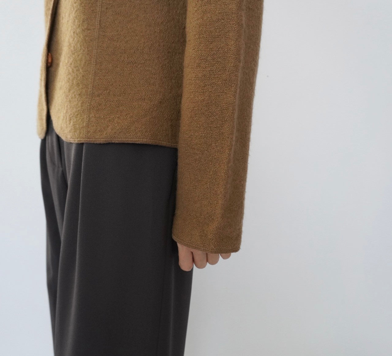 90s Wool Knit Shirt, Jacket