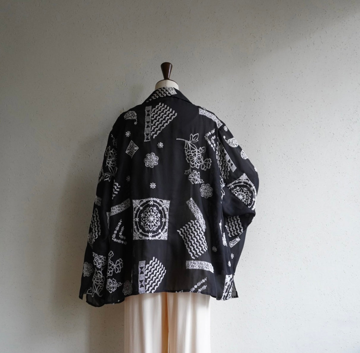 Embroidery Sheer Shirt