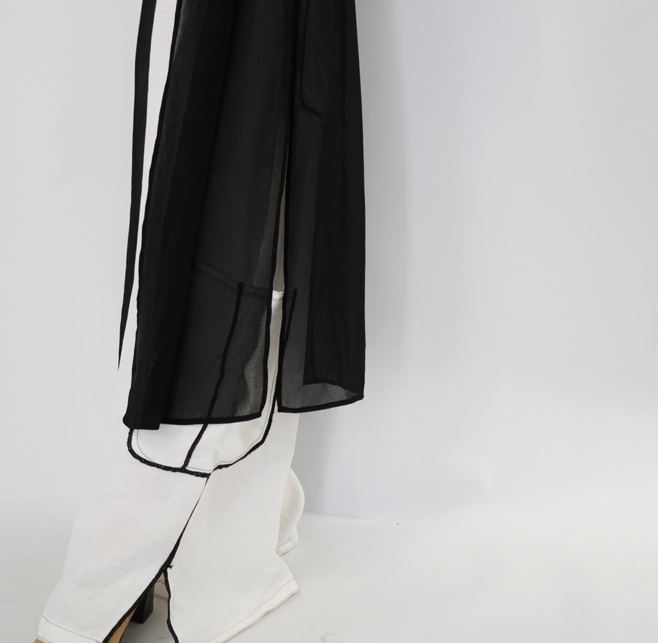 90s Linen Wide Pants