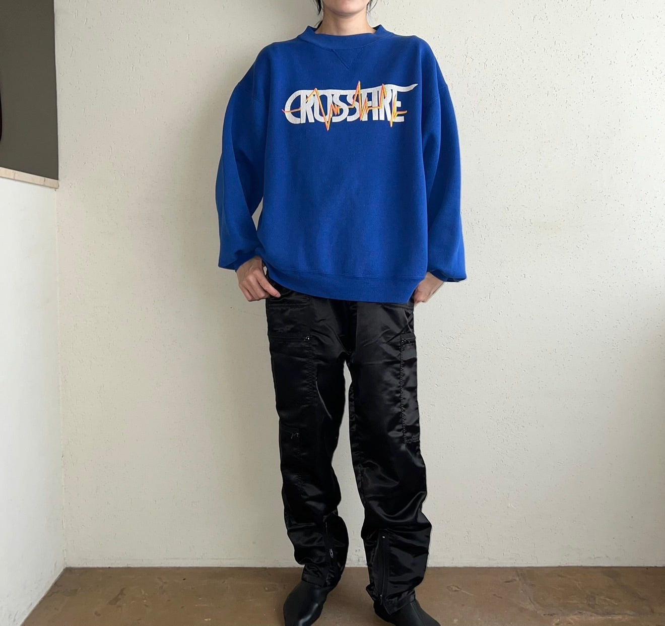 90s Printed Sweater Made in USA