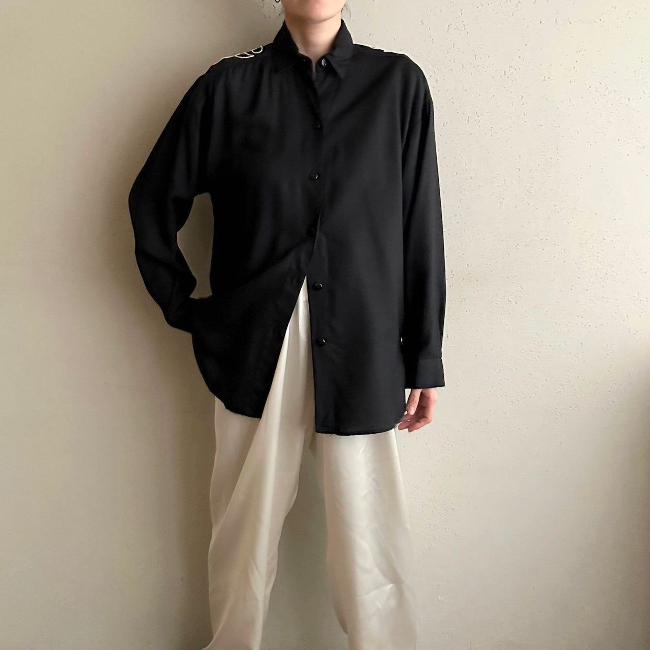 90s Rayon Design Shirt Made in USA