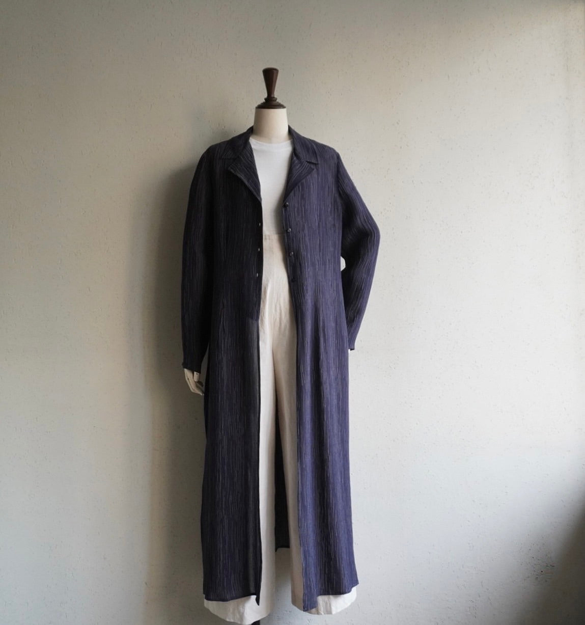90s Silk Long Shirt