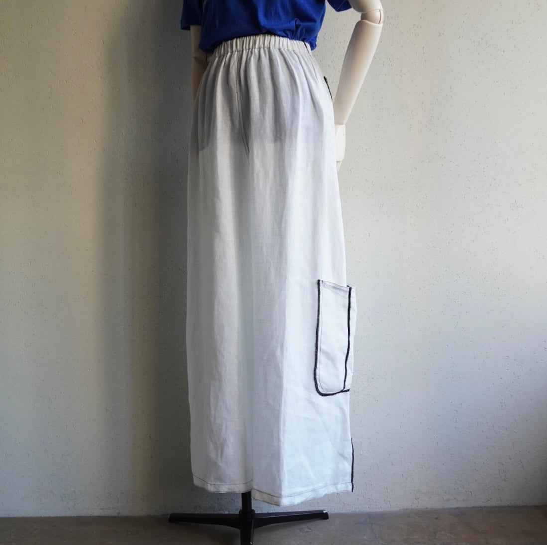 90s Linen Wide Pants