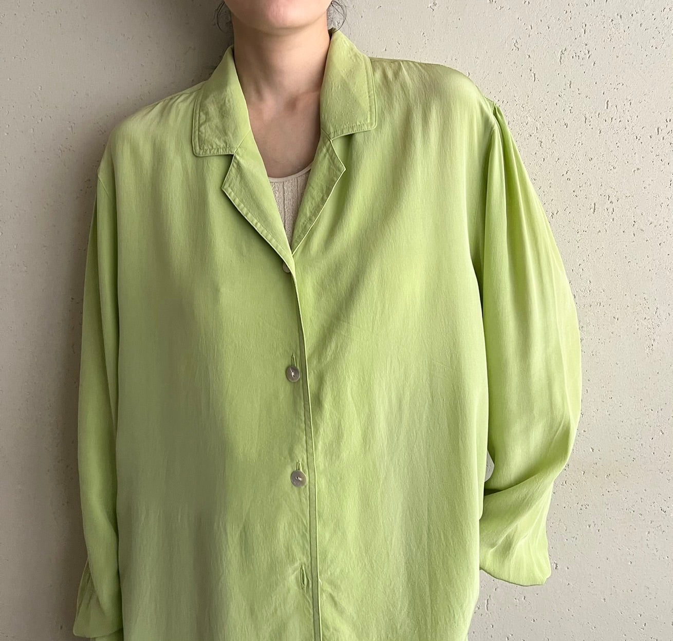 90s Design Silk Shirt