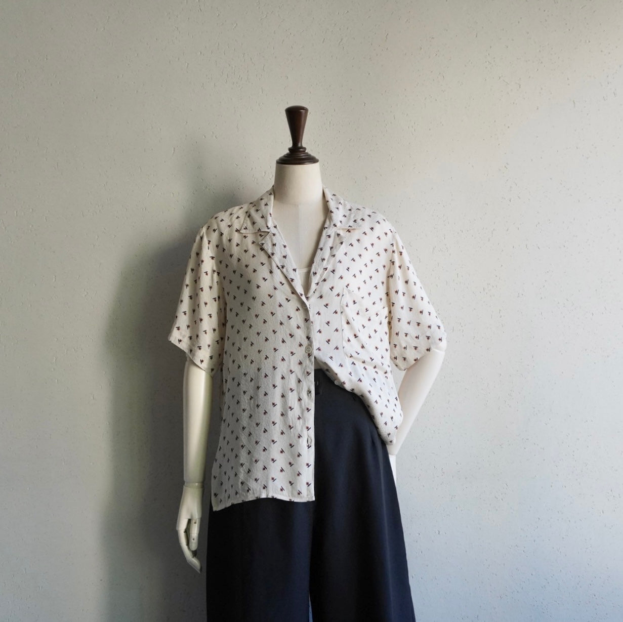 90s "ANN TAYLOR" Silk Shirt