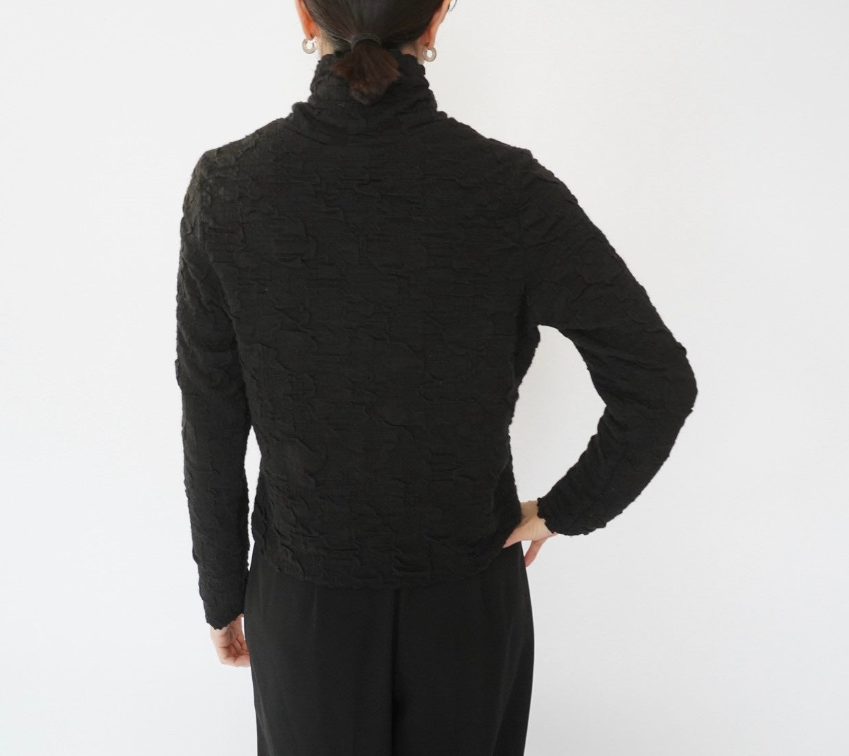 90s Pleated Top Made in USA